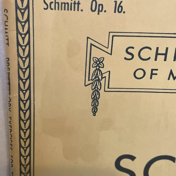 Schmitt Op. 16 Preparatory Exercises for Piano 1922 Schirmers Appendix A. Knecht - Picture 3 of 11
